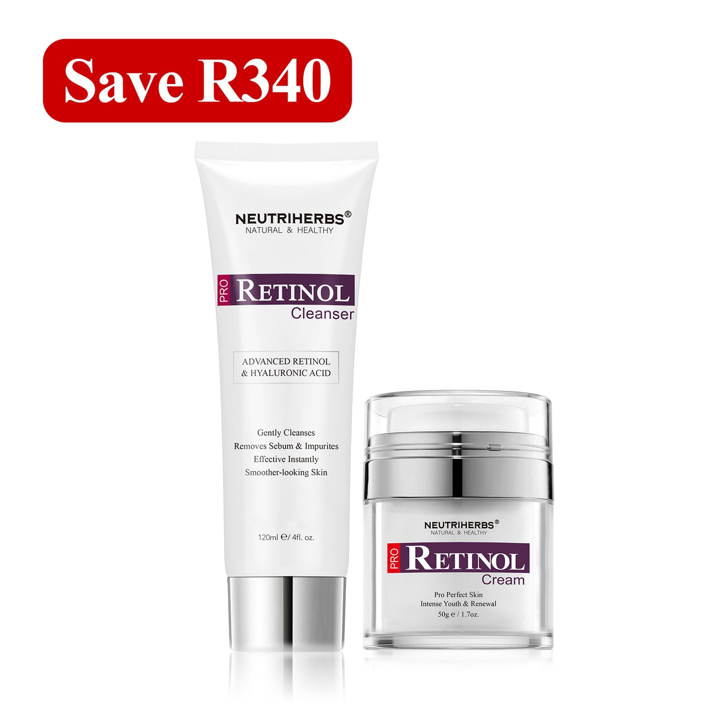Neutriherbs Pro Retinol Cleanser & Serum & Cream