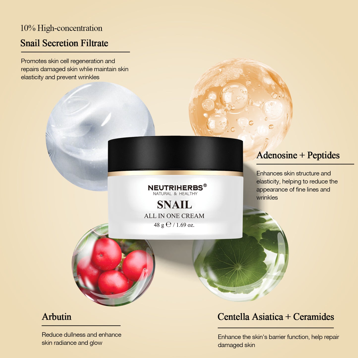 The Best All In One Snail Mucin Cream For Anti-Aging And Skin Repair