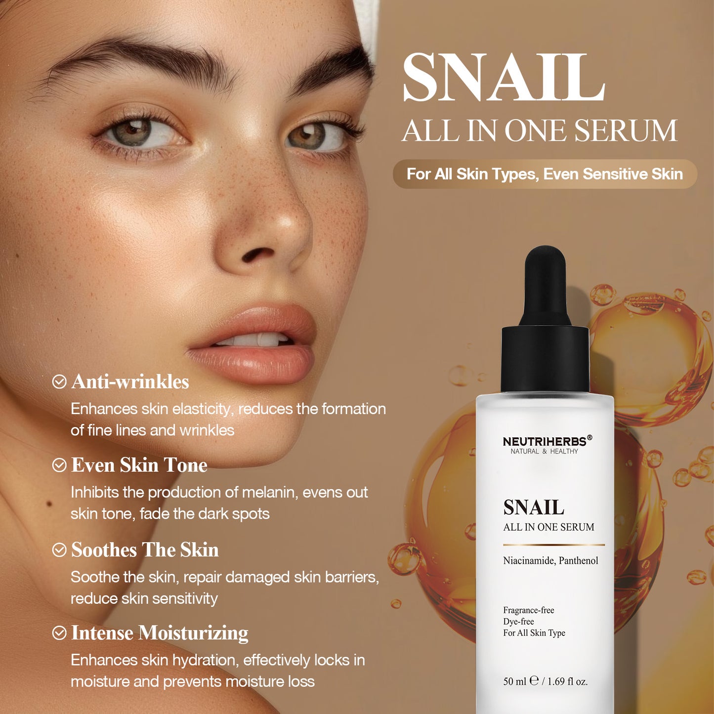 The Best All In One Snail Mucin Serum For Anti-Aging And Skin Soothing