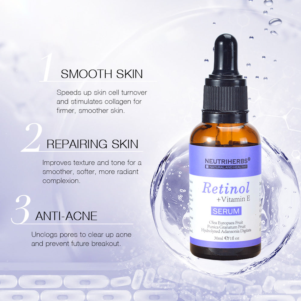 Neutriherbs Retinol(0.5%) Serum With Vitamin E For Face - 30ml - Neutriherbs SA