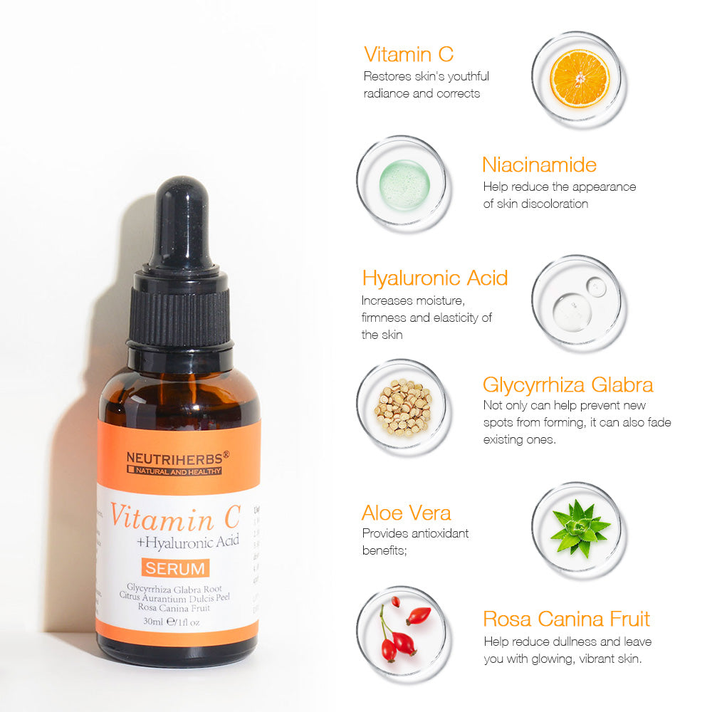 Neutriherbs Vitamin C(15%) Serum for Brightening and Glow - 30ml - Neutriherbs SA