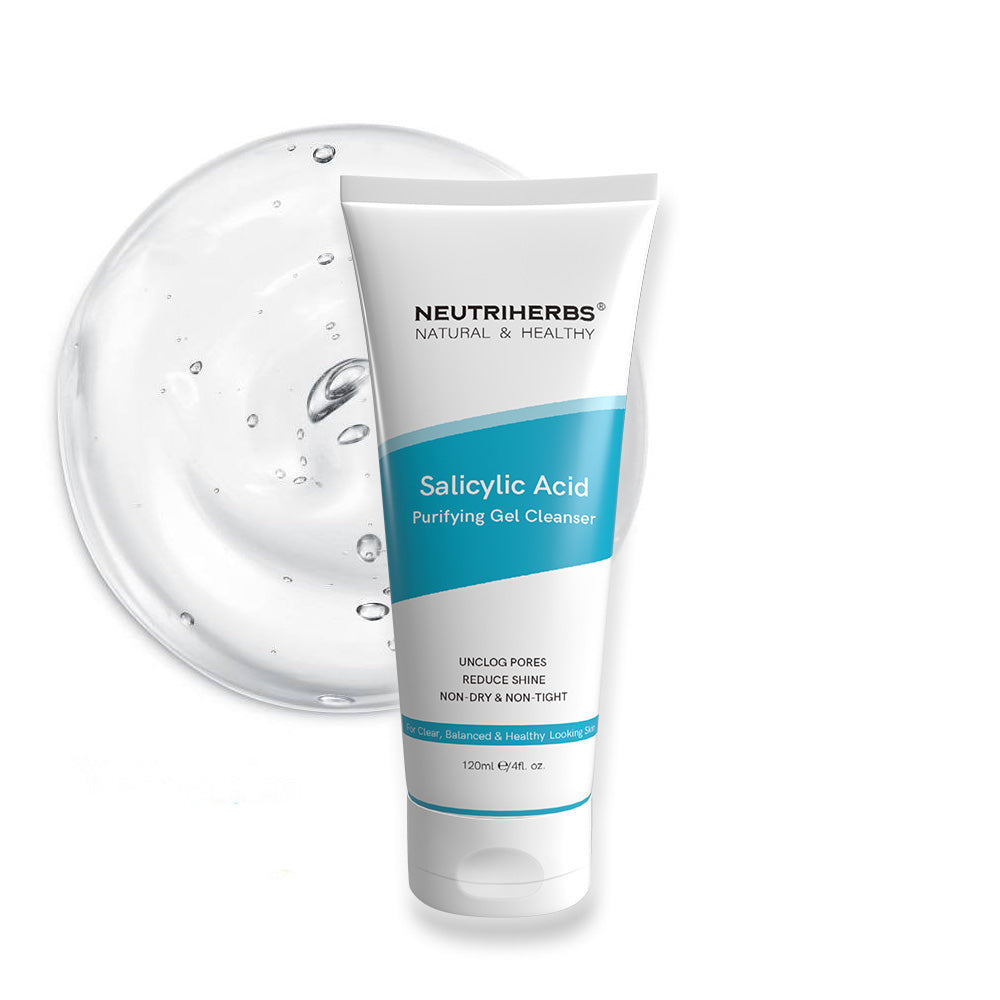 Neutriherbs Salicylic Acid(0.2%) Gel Cleanser for Oily & Acne-Prone Skin - 120ml - Neutriherbs SA