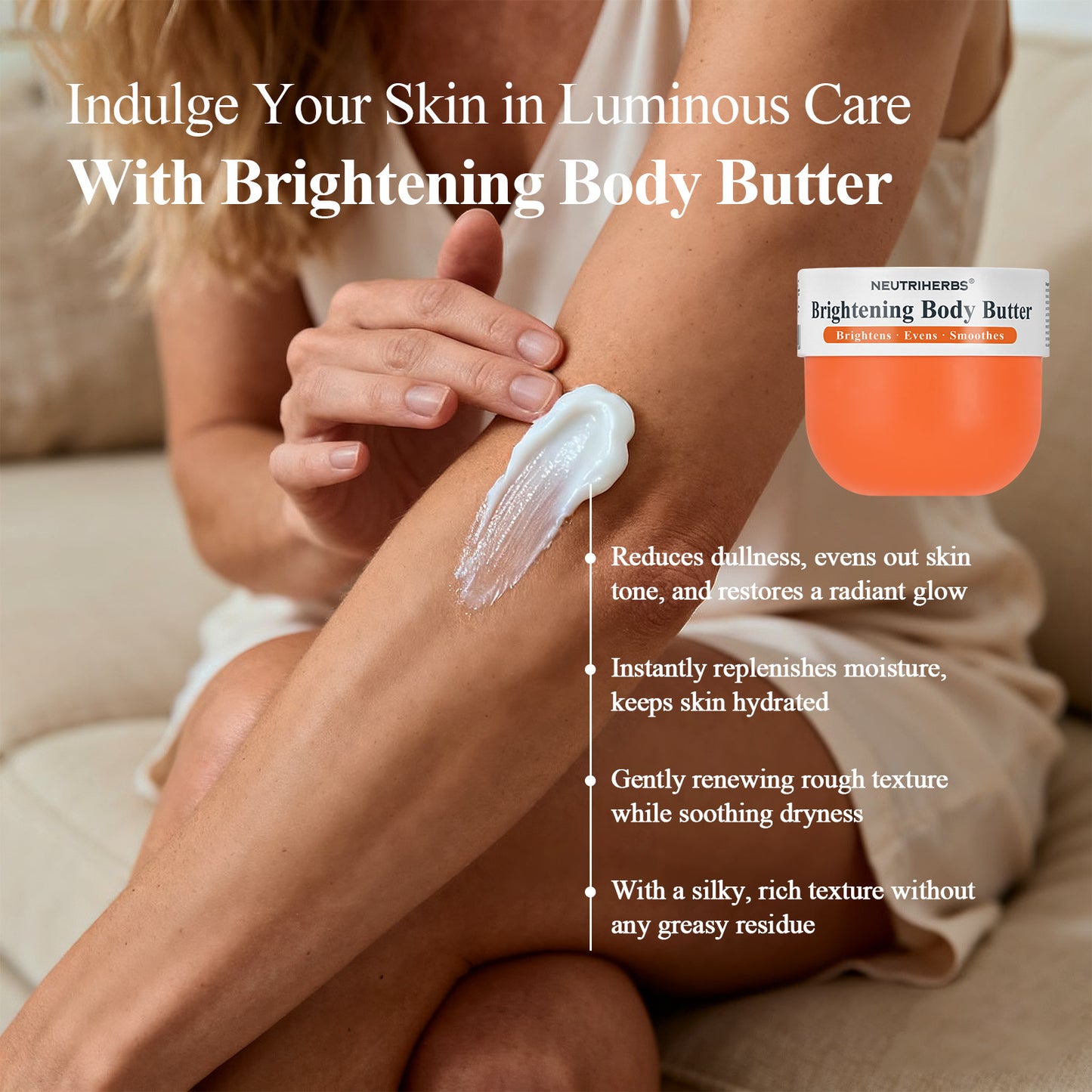 Brightening Body Butter For Dull & Uneven Skin