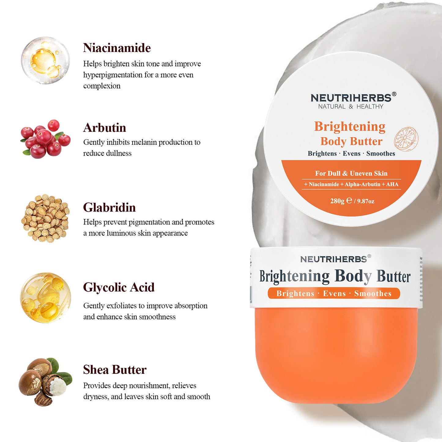 Brightening Body Butter For Dull & Uneven Skin
