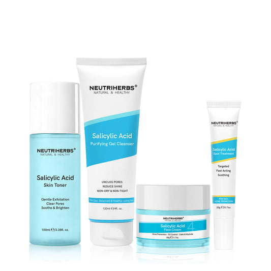 Neutriherbs Salicylic Acid Oil Balance & Acne Control Set for Oily Skin and Breakouts
