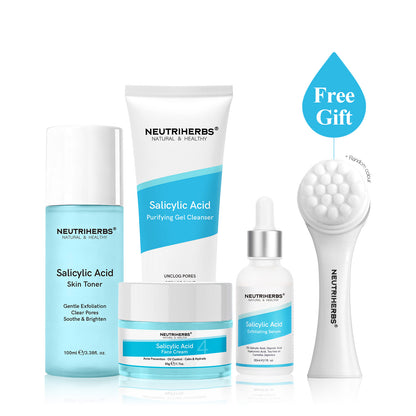 Neutriherbs Salicylic Acid Oil Balance & Acne Control Set for Oily Skin and Breakouts