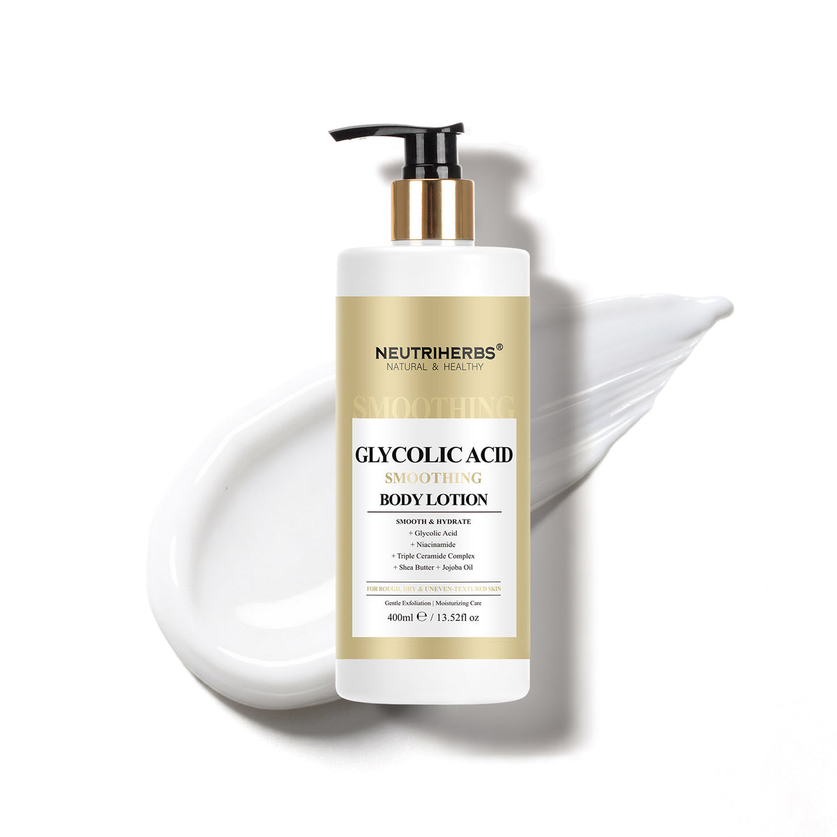 Neutriherbs Glycolic Acid Smoothing Body Lotion For Rough & Dry Skin
