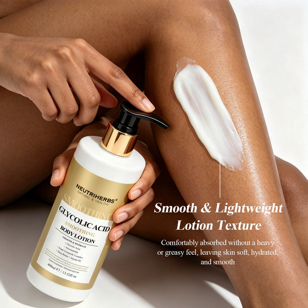 Neutriherbs Glycolic Acid Smoothing Body Lotion For Rough & Dry Skin