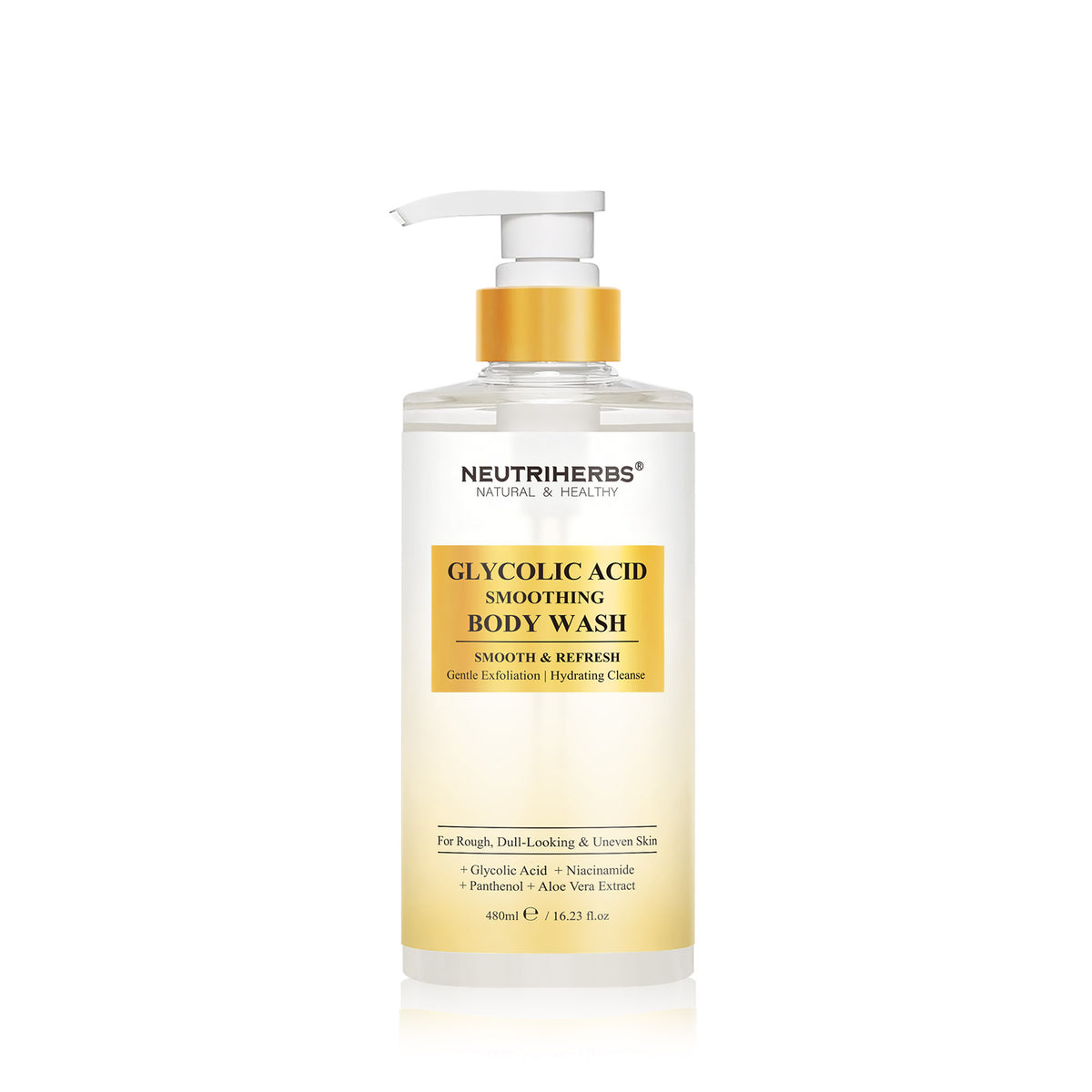 Neutriherbs Glycolic Acid Smoothing Body Wash For Rough & Dull Skin