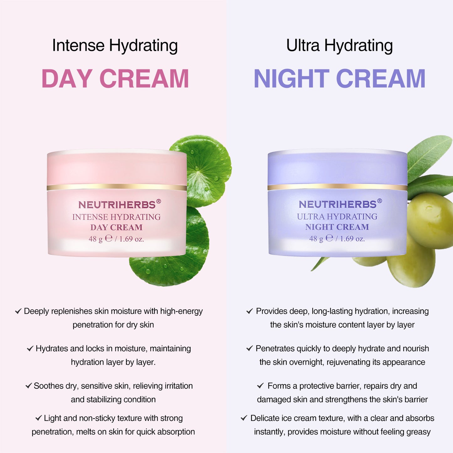 Hydrating Day & Night Cream Set