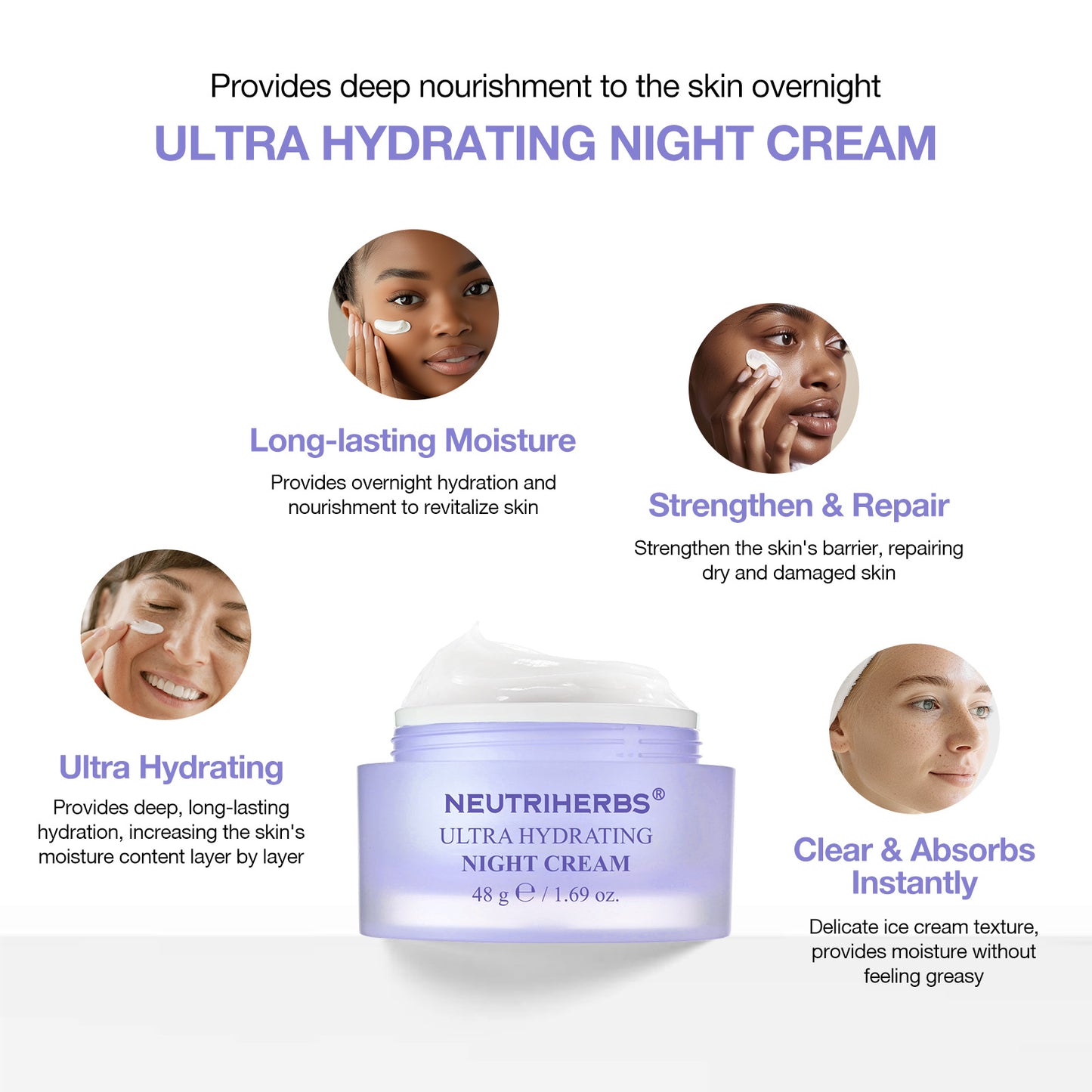 The Best Ultra Hydrating Night Cream For Skin Moisturizing And Repairing