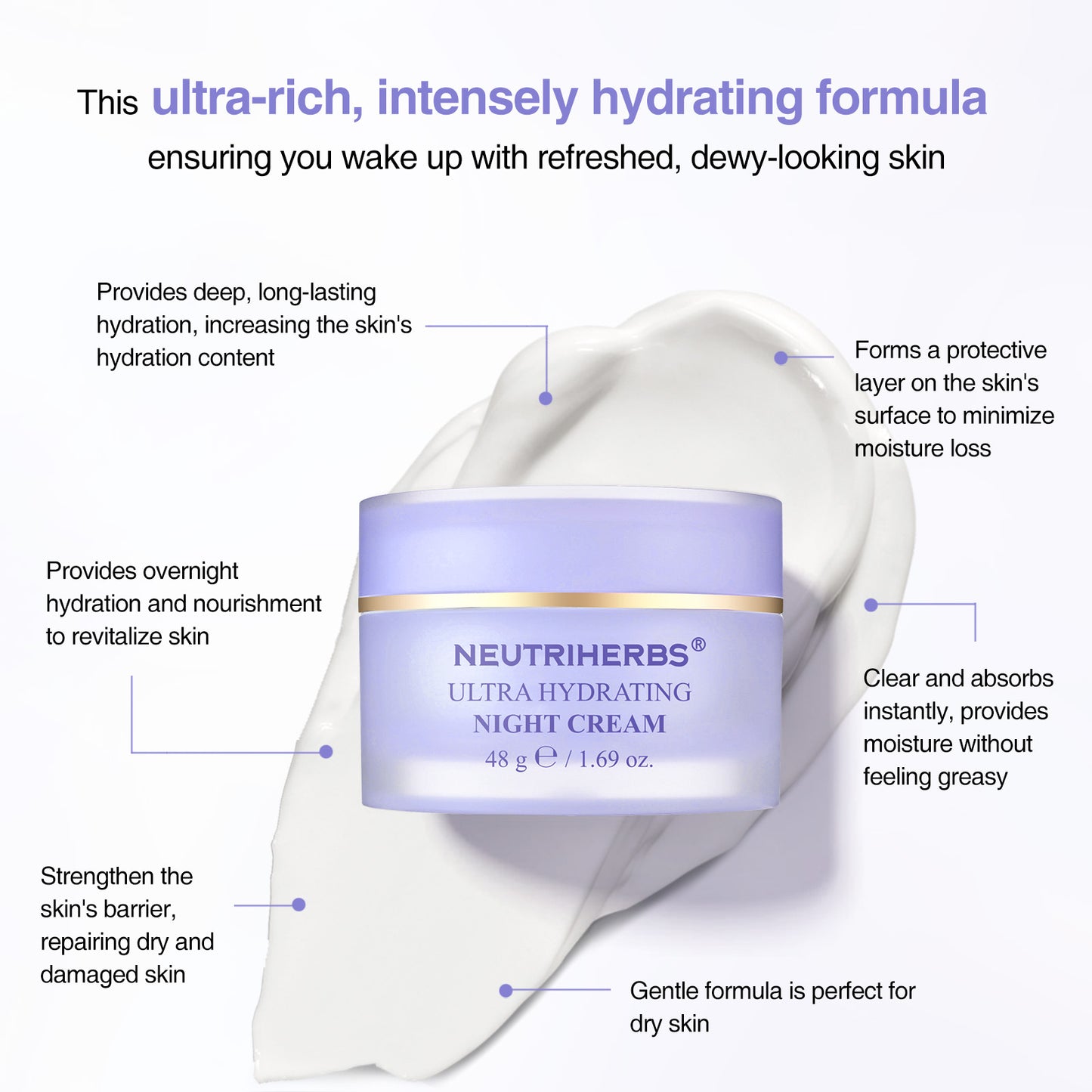 The Best Ultra Hydrating Night Cream For Skin Moisturizing And Repairing