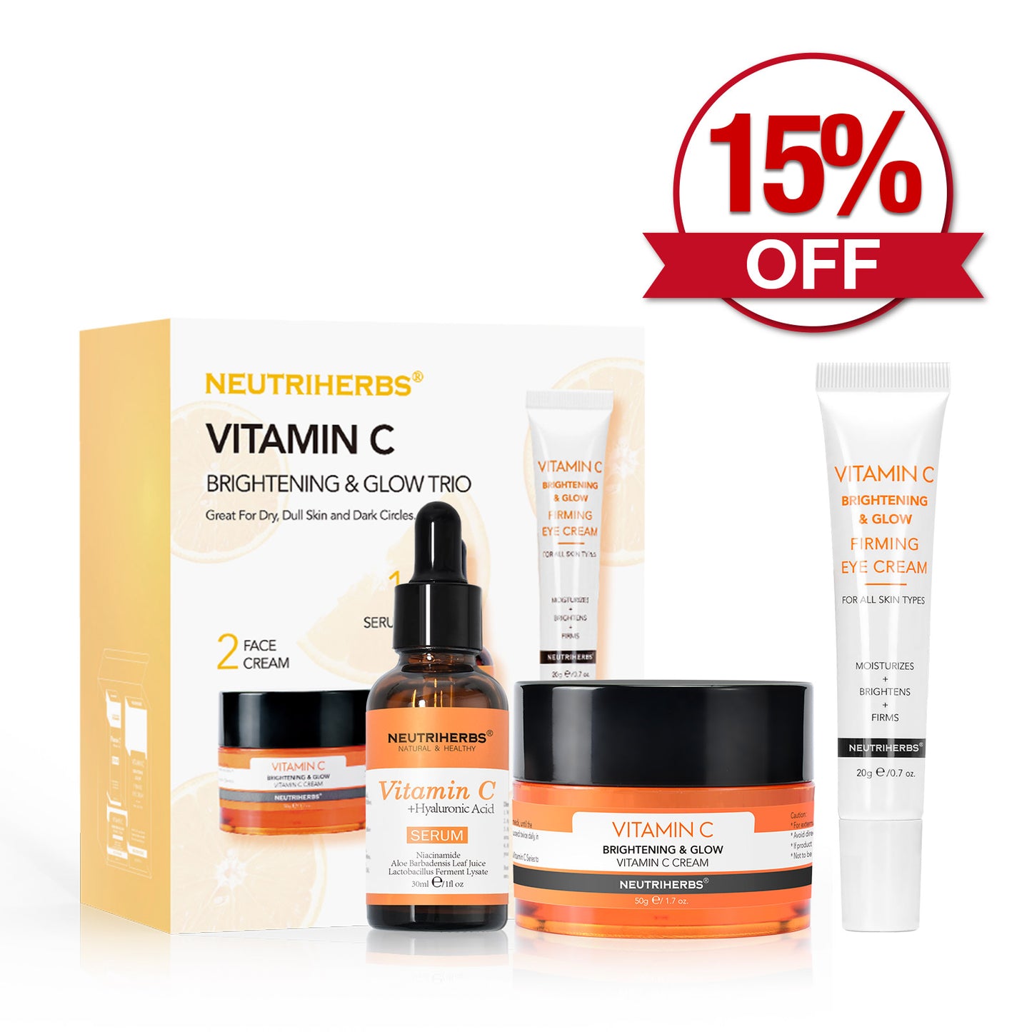 Neutriherbs Vitamin C Brightening & Glow Trio