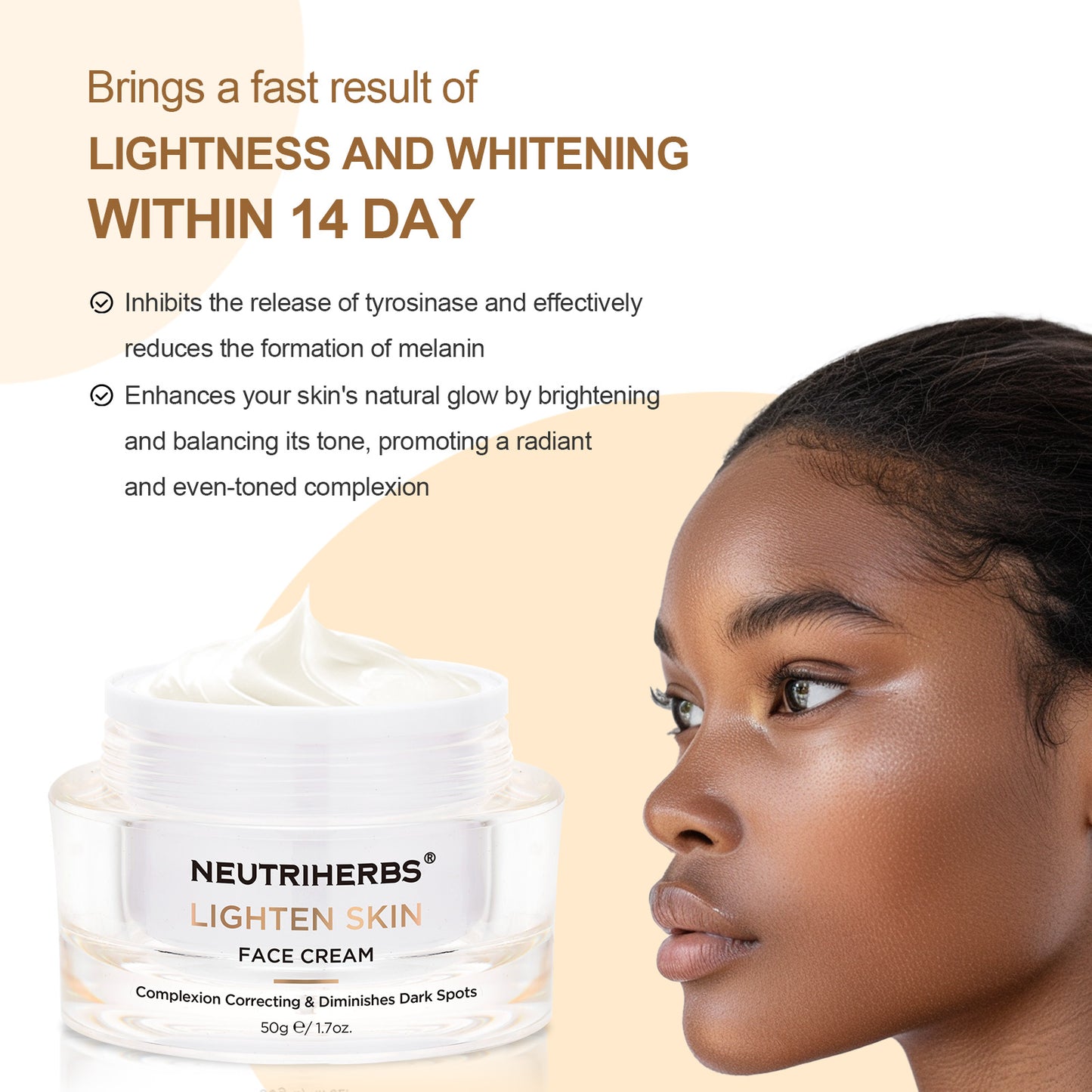 Brightening And Lightening Skin Face Cream For Dark Skin