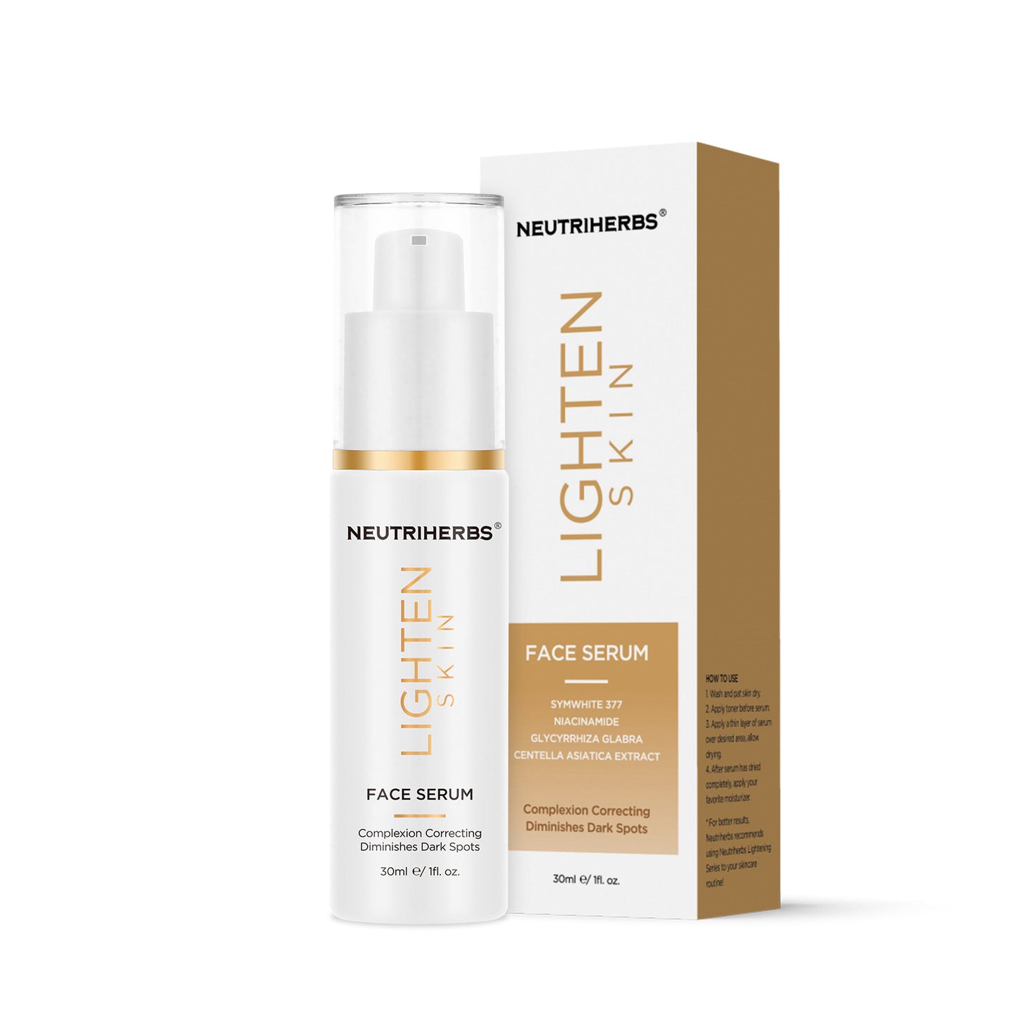 Neutriherbs Skin Lightening Whitening Face Serum For Dark Skin