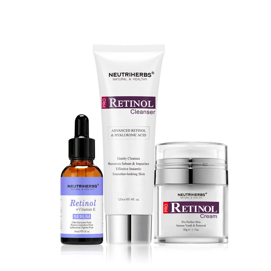 Pro Retinol Cleanser & Serum & Cream
