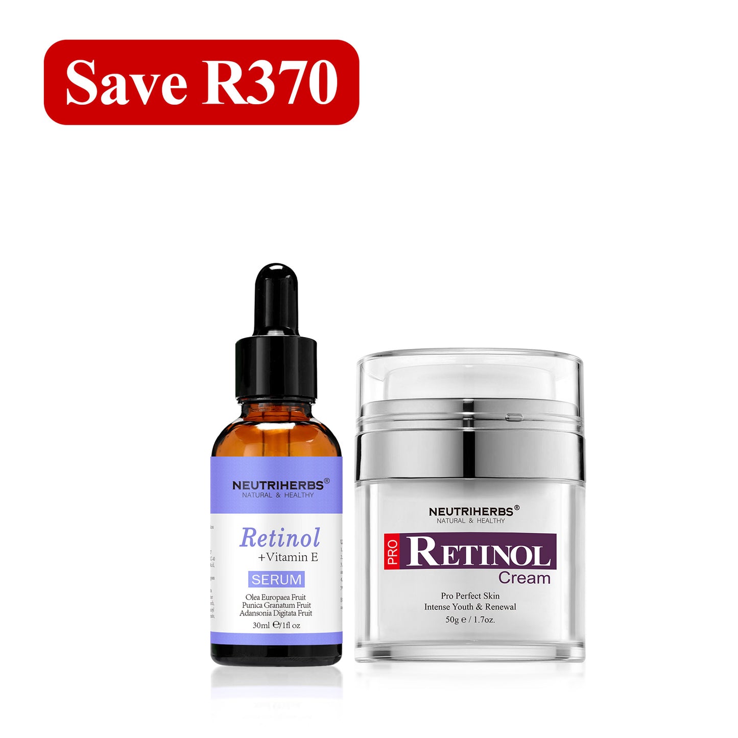 Neutriherbs Pro Retinol Cleanser & Serum & Cream
