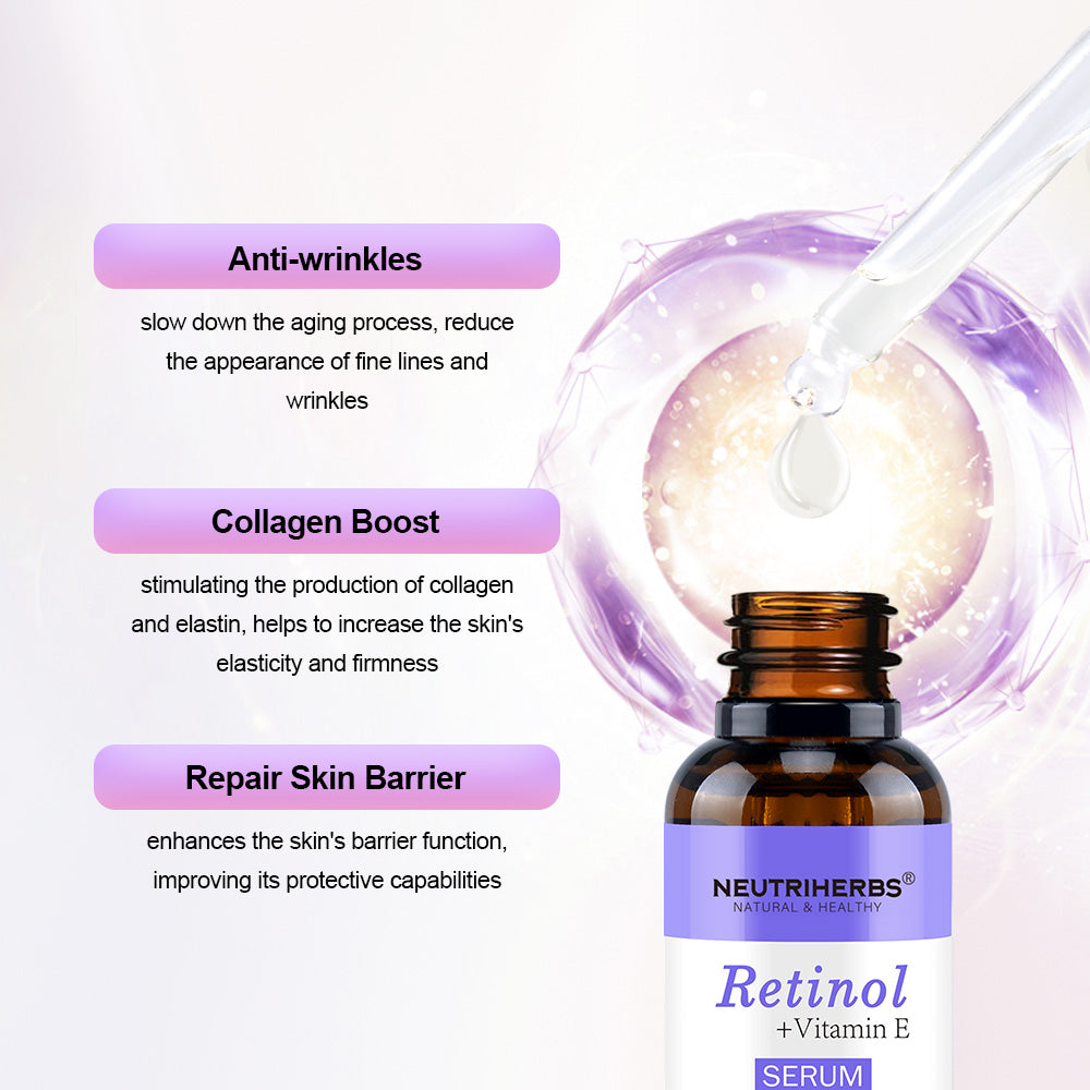 Neutriherbs Day and Night Vitamin C and Retinol Serum Set for Dull Skin and Fine Lines