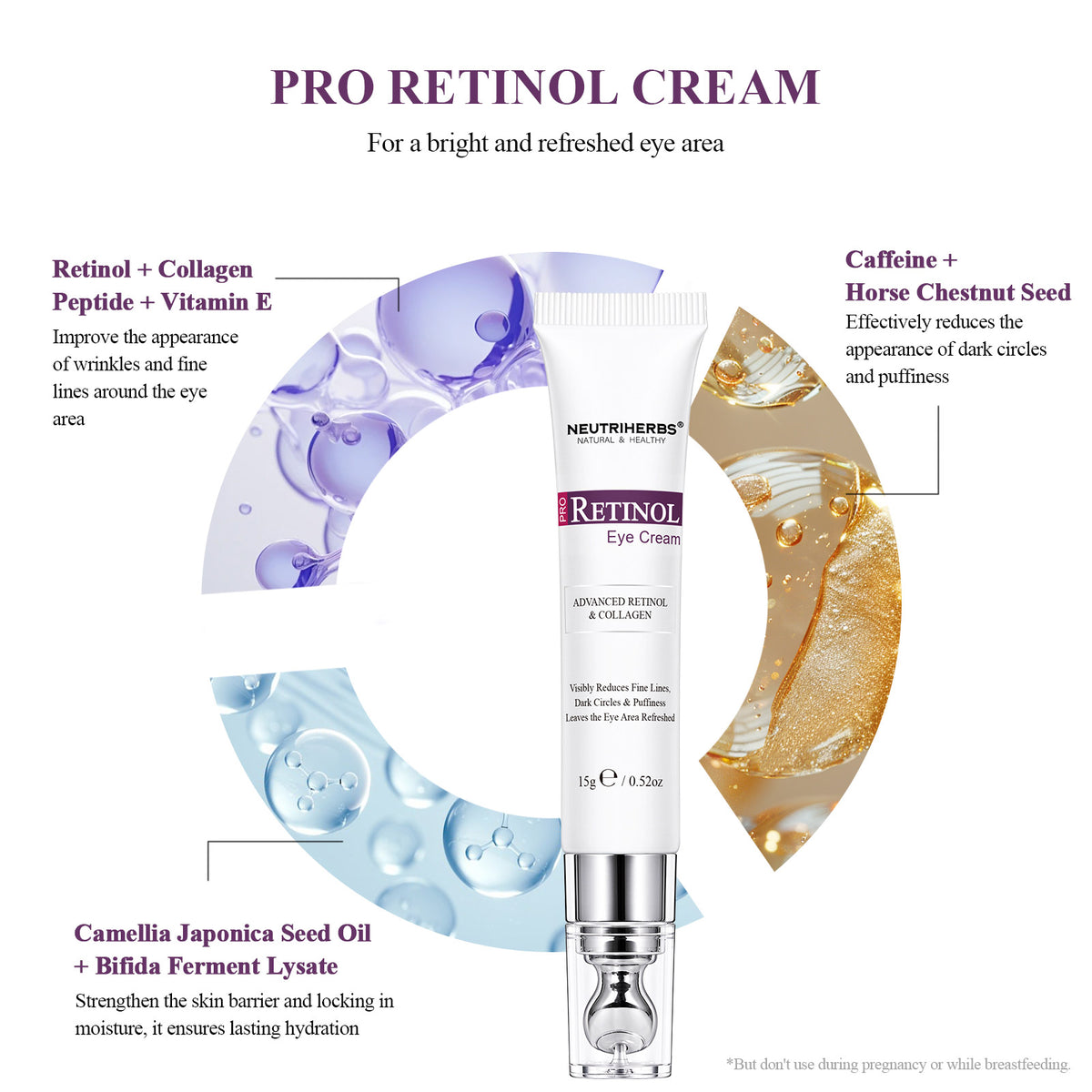 Neutriherbs Pro-Retinol Rapid Wrinkle Repair Eye Cream - 15g