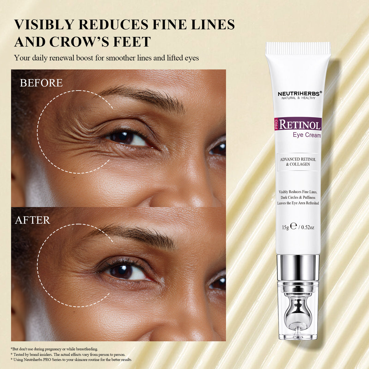 Neutriherbs Pro-Retinol Rapid Wrinkle Repair Eye Cream - 15g