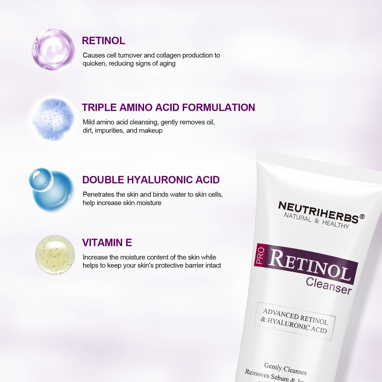 Pro Retinol Cleanser & Serum & Cream