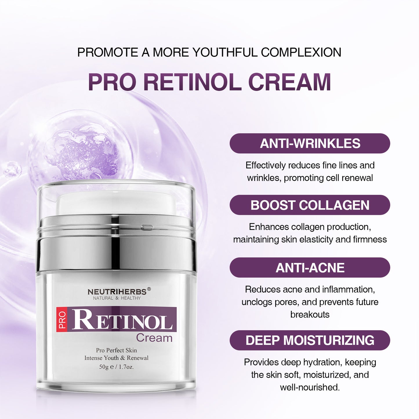 Retinol Anti-Aging Skincare Set for Dry & Aging Skin