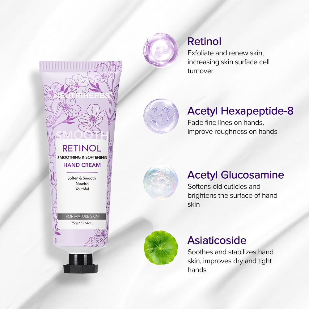 Retinol Anti-Aging Hand Cream With Green Bamboo Scent