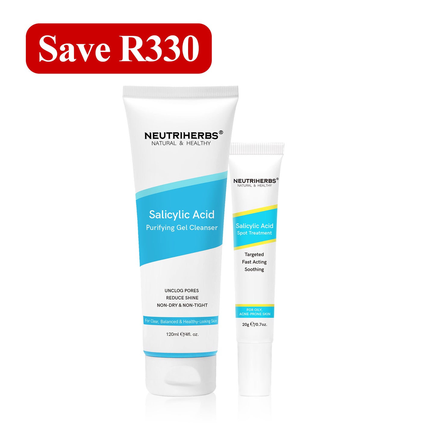 Neutriherbs Salicylic Acid Cream & Cleanser & Treatment For Acne Skin
