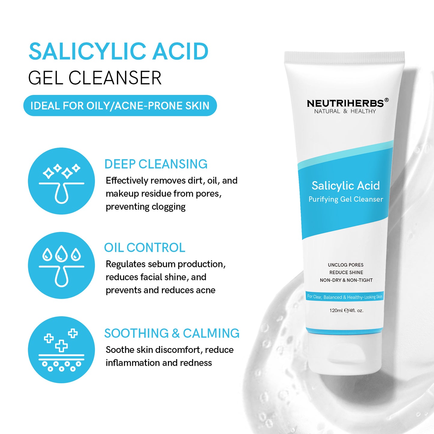 Salicylic Acid Cream & Cleanser & Treatment