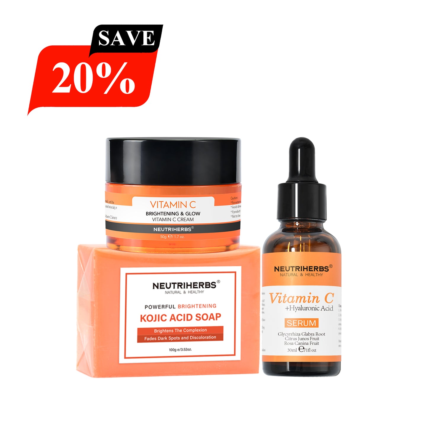 New Year Glow Trio | Kojic Acid Soap&Vitamin C