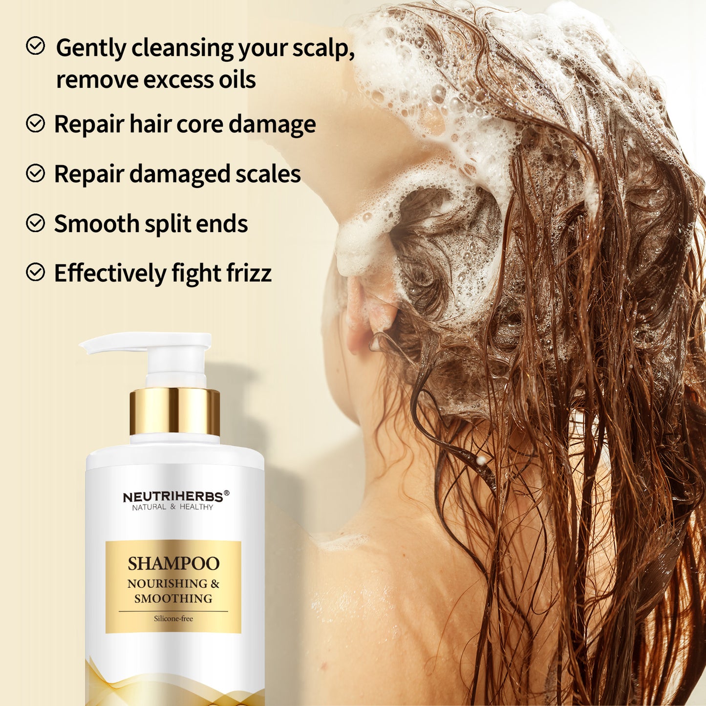 Rich Cleanse Hair Nourishing Shampoo For Dry Hair
