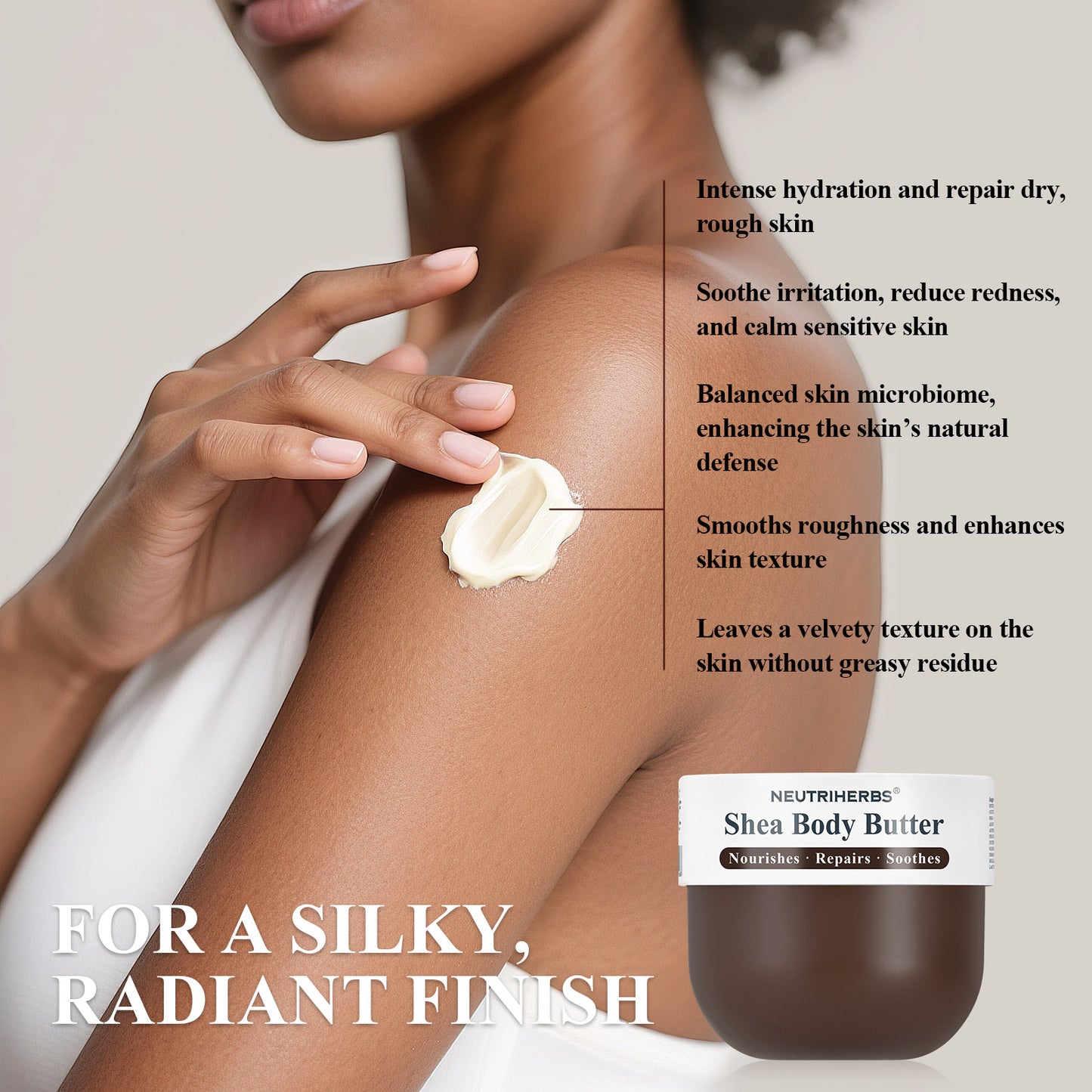 Shea Body Butter For Deep Hydration & Skin Repair