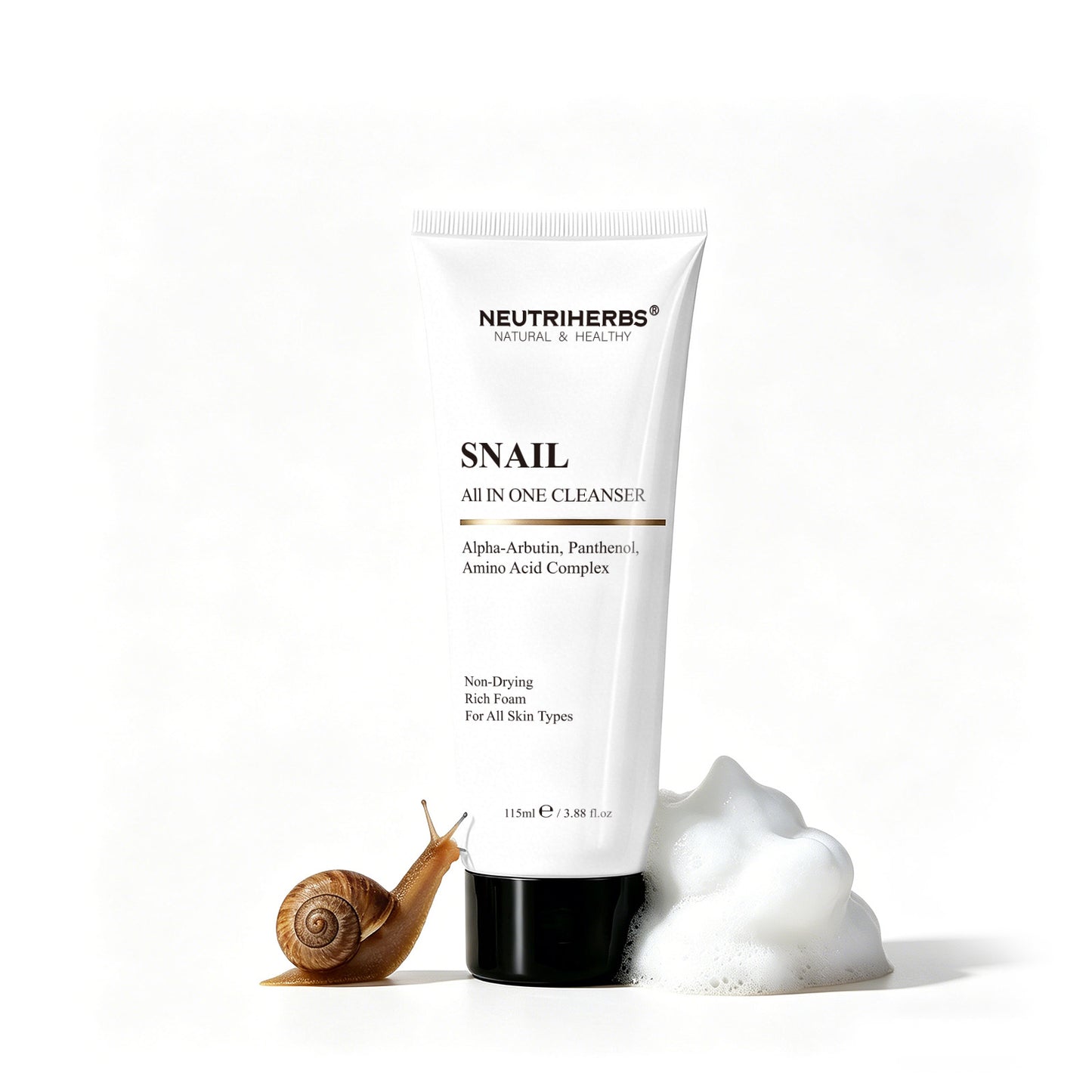 Neutriherbs  Snail All In One Cleanser For Gentle Cleansing And Skin Repair