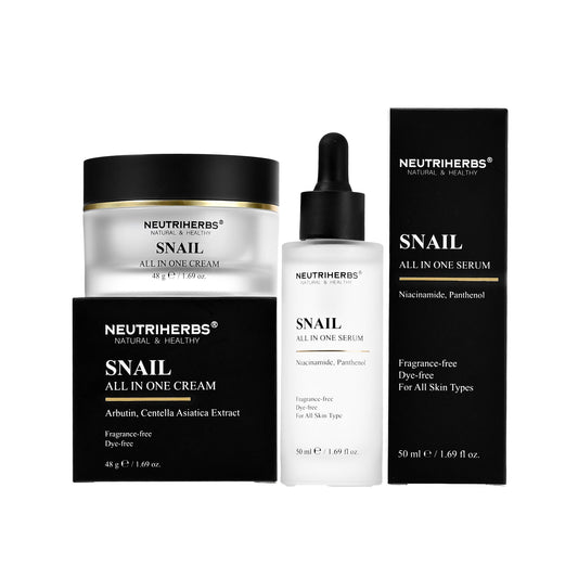 Neutriherbs Snail All-in-One Cream and Serum for Anti-Aging & Intense Moisturizing