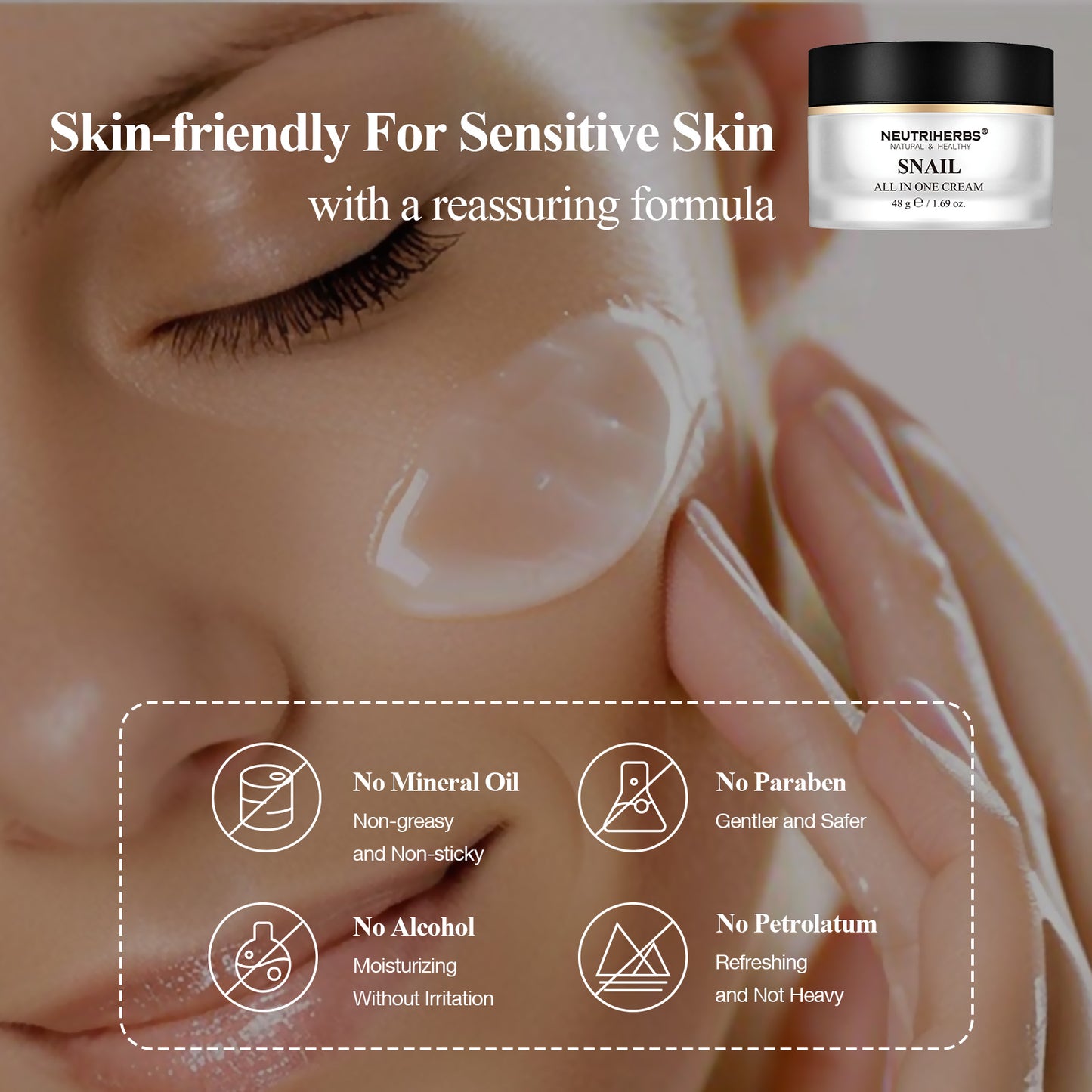 The Best All In One Snail Mucin Cream For Anti-Aging And Skin Repair