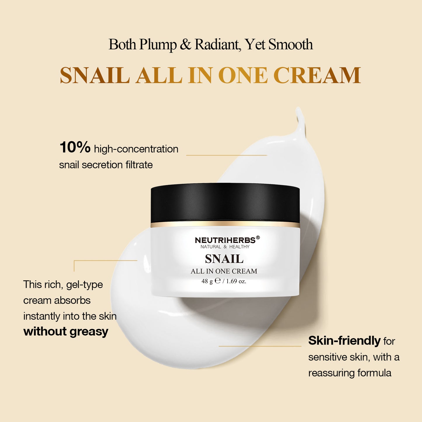The Best All In One Snail Mucin Cream For Anti-Aging And Skin Repair