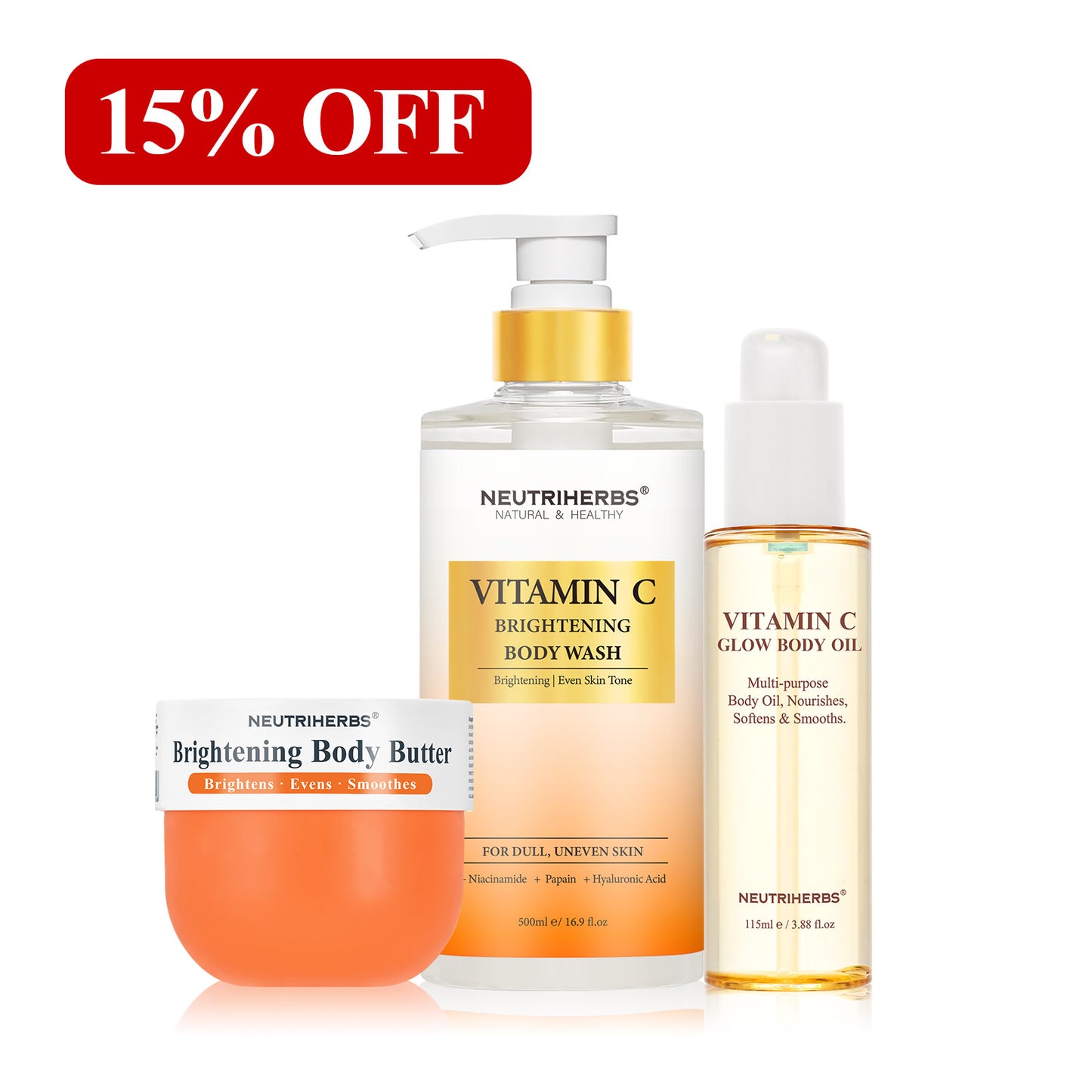 Deep Nourishing Even Tone Body Care Set for Dry, Dull and Uneven-Looking Skin