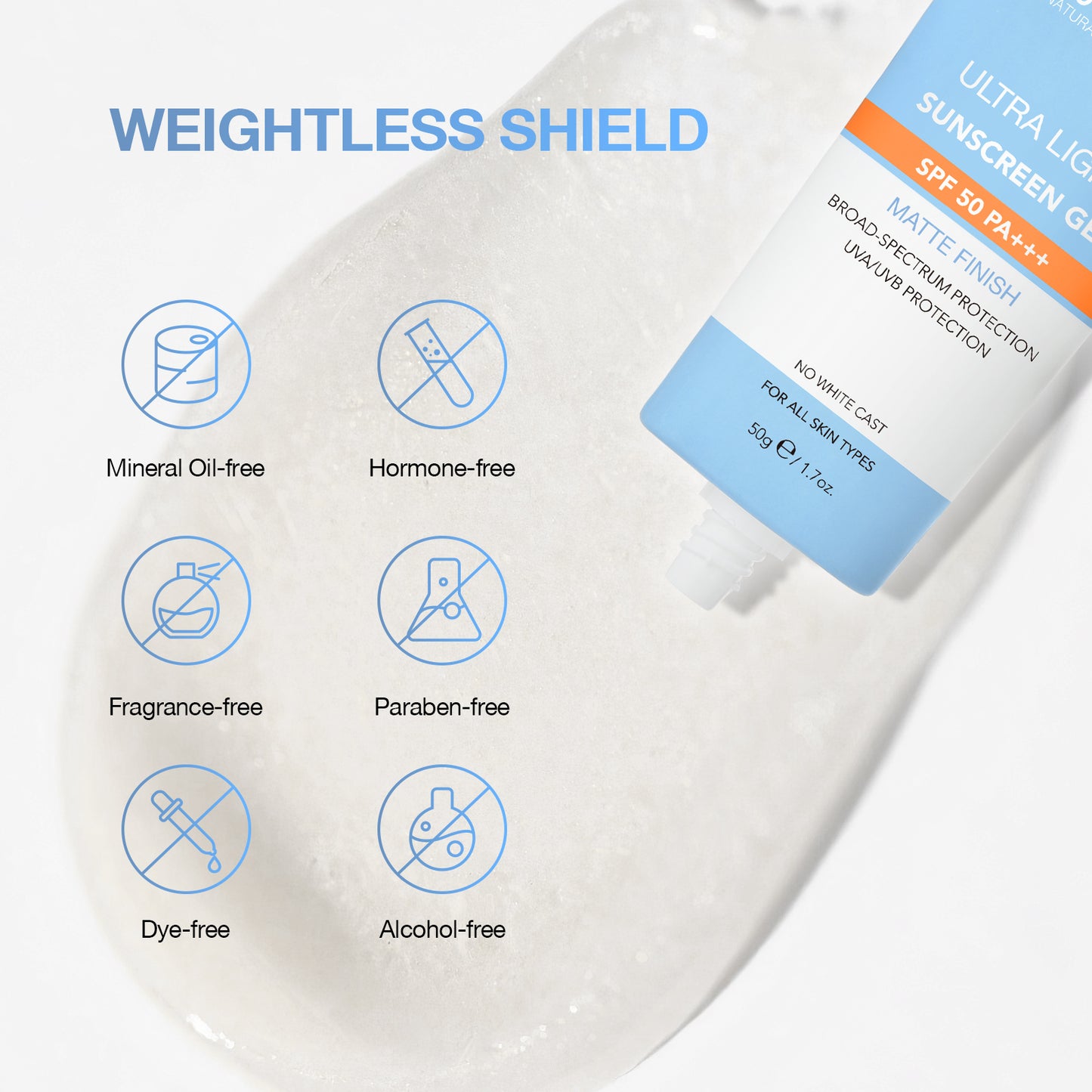 Ultra-light Sunscreen Gel SPF 50 PA+++