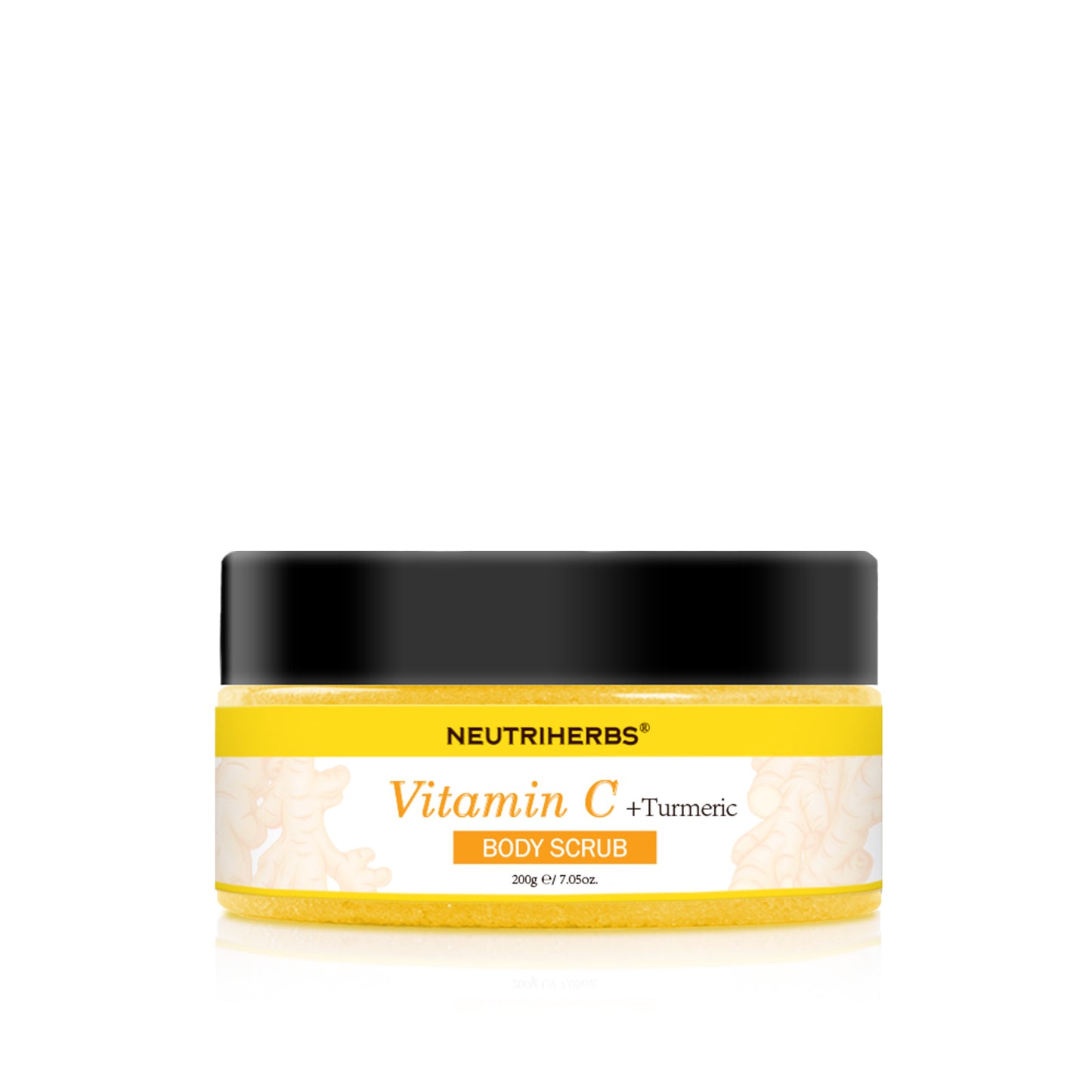 Vitamin C Turmeric Exfoliating Body Scrub For Skin Brightening