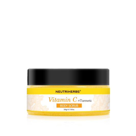 Neutriherbs Vitamin C Turmeric Exfoliating Body Scrub For Skin Brightening