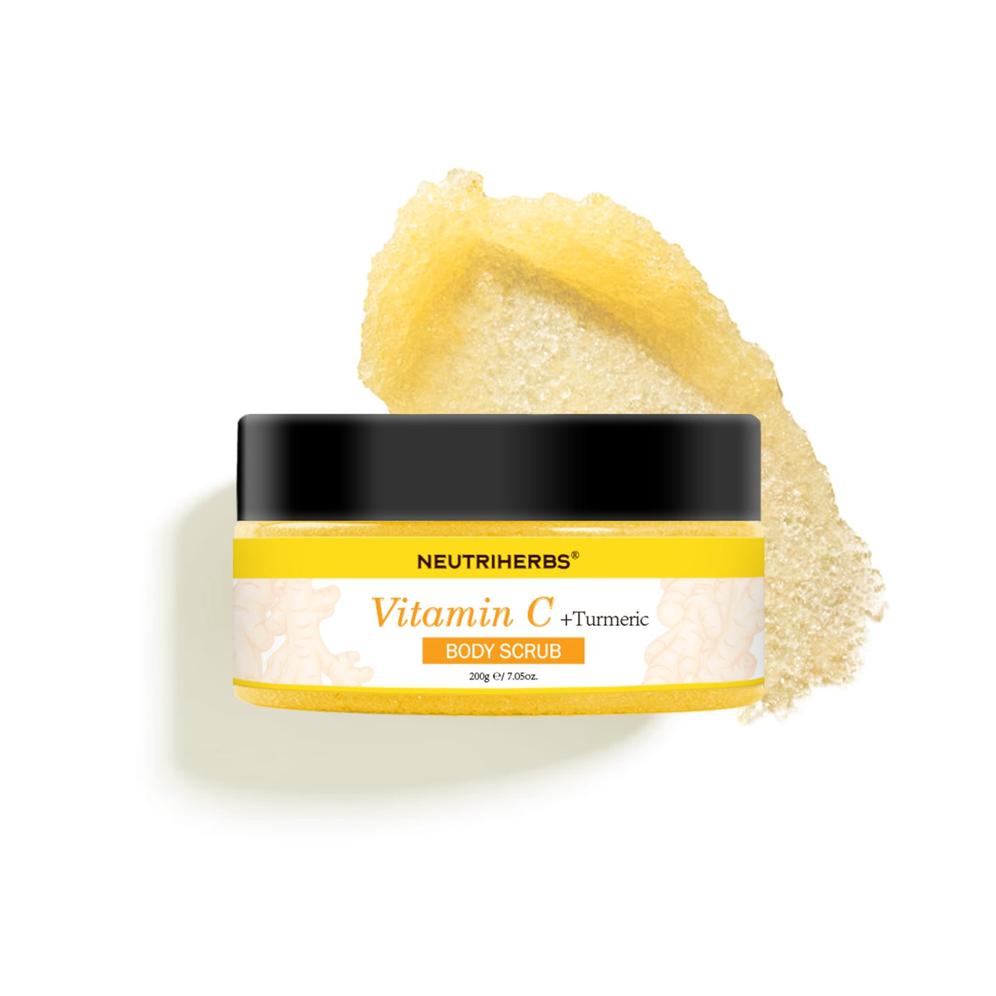 Neutriherbs Vitamin C Turmeric Exfoliating Body Scrub For Skin Brightening