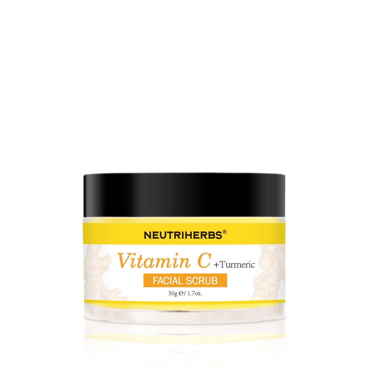 Neutriherbs Vitamin C Turmeric Exfoliating Glow Facial Scrub For Skin Lightening