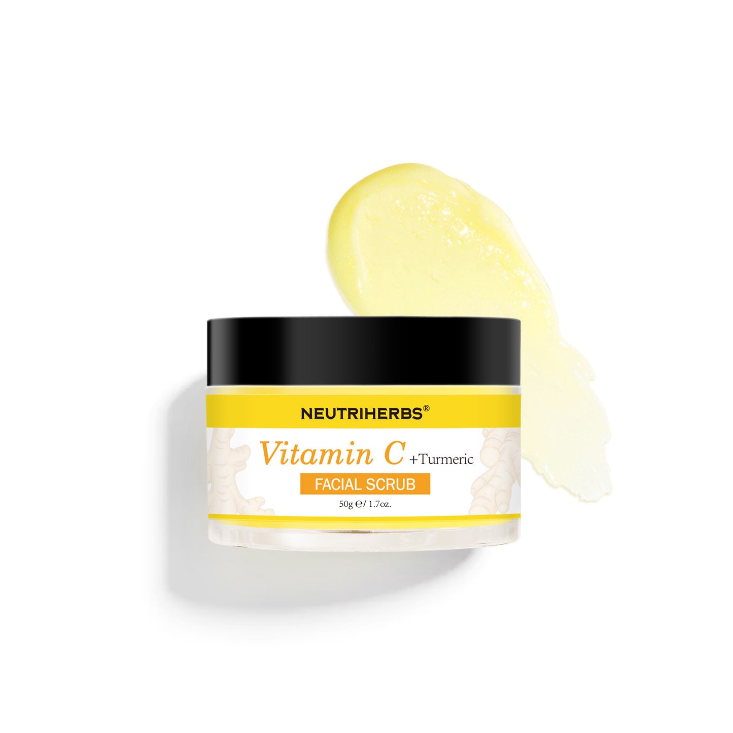 Neutriherbs Vitamin C Turmeric Exfoliating Glow Facial Scrub For Skin Lightening