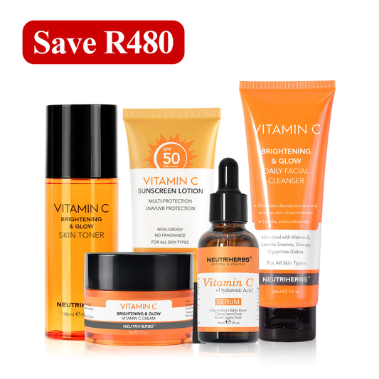 Neutriherbs Vitamin C Brightening Set with SPF50 for Dull Skin