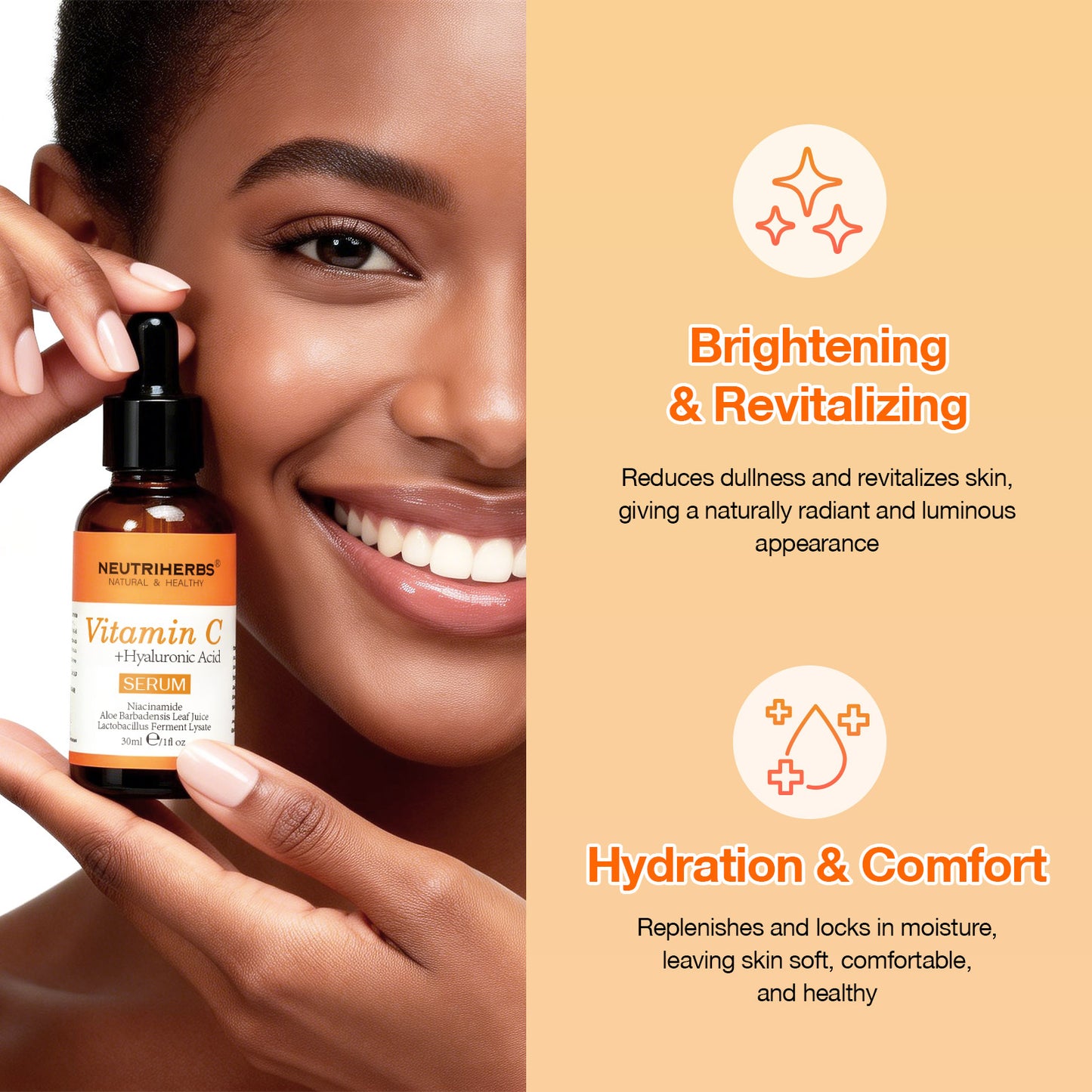 Neutriherbs Vitamin C Serum for Dark Spots – Brighten & Even Skin Tone