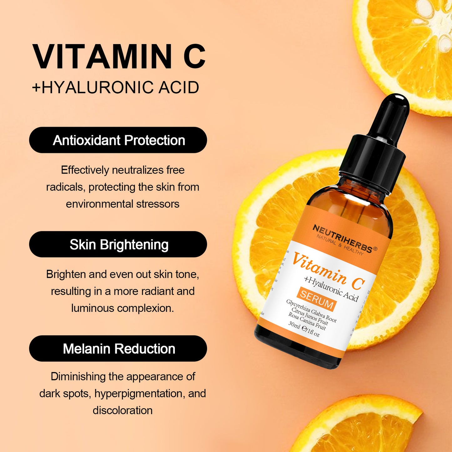 Neutriherbs Vitamin C Serum Helps Lighten And Brighten Your Skin