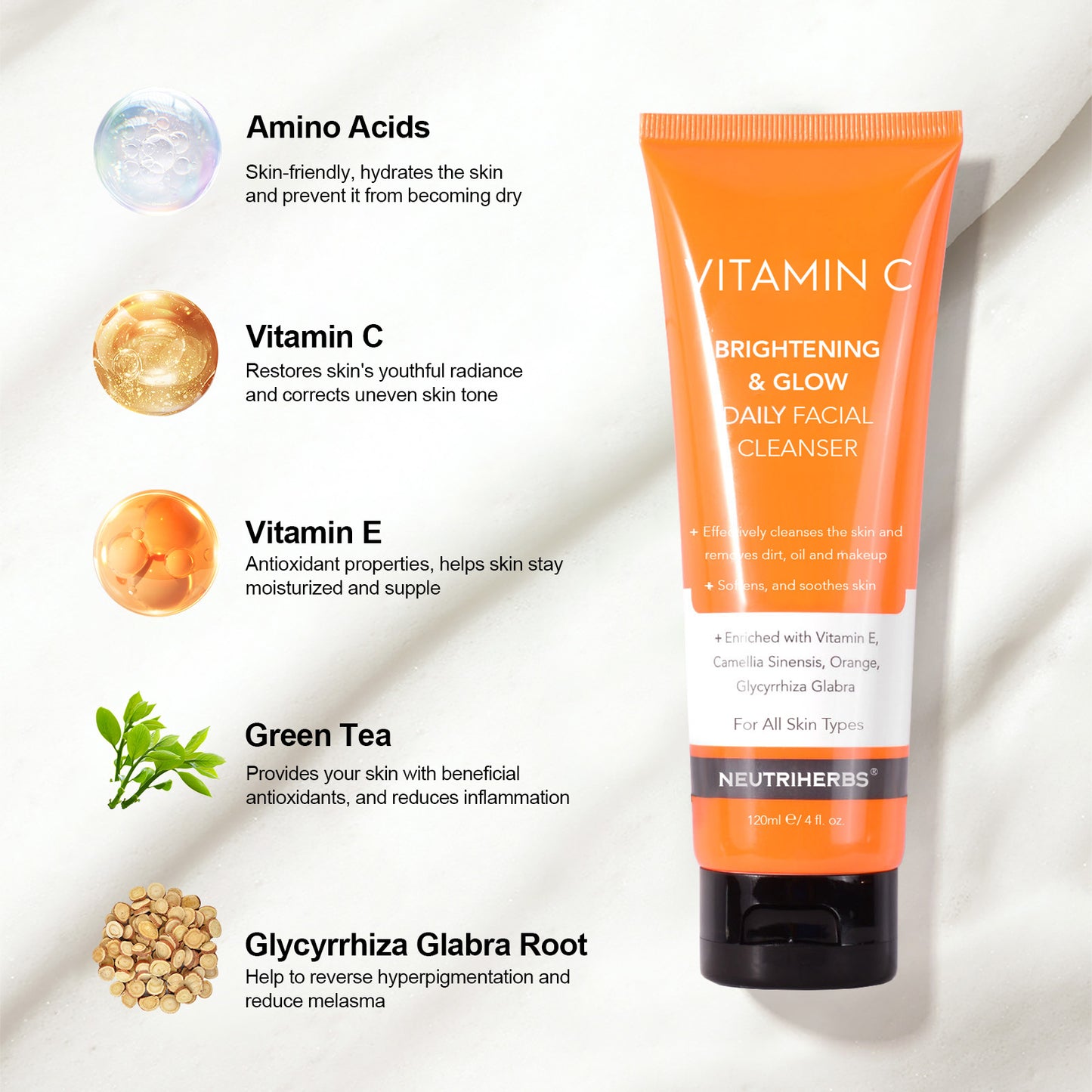 Neutriherbs Vitamin C Brightening & Glow Facial Kit