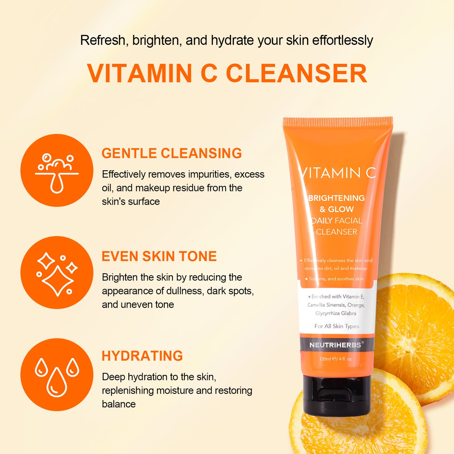 Neutriherbs Vitamin C Brightening Set with SPF50 for Dull Skin