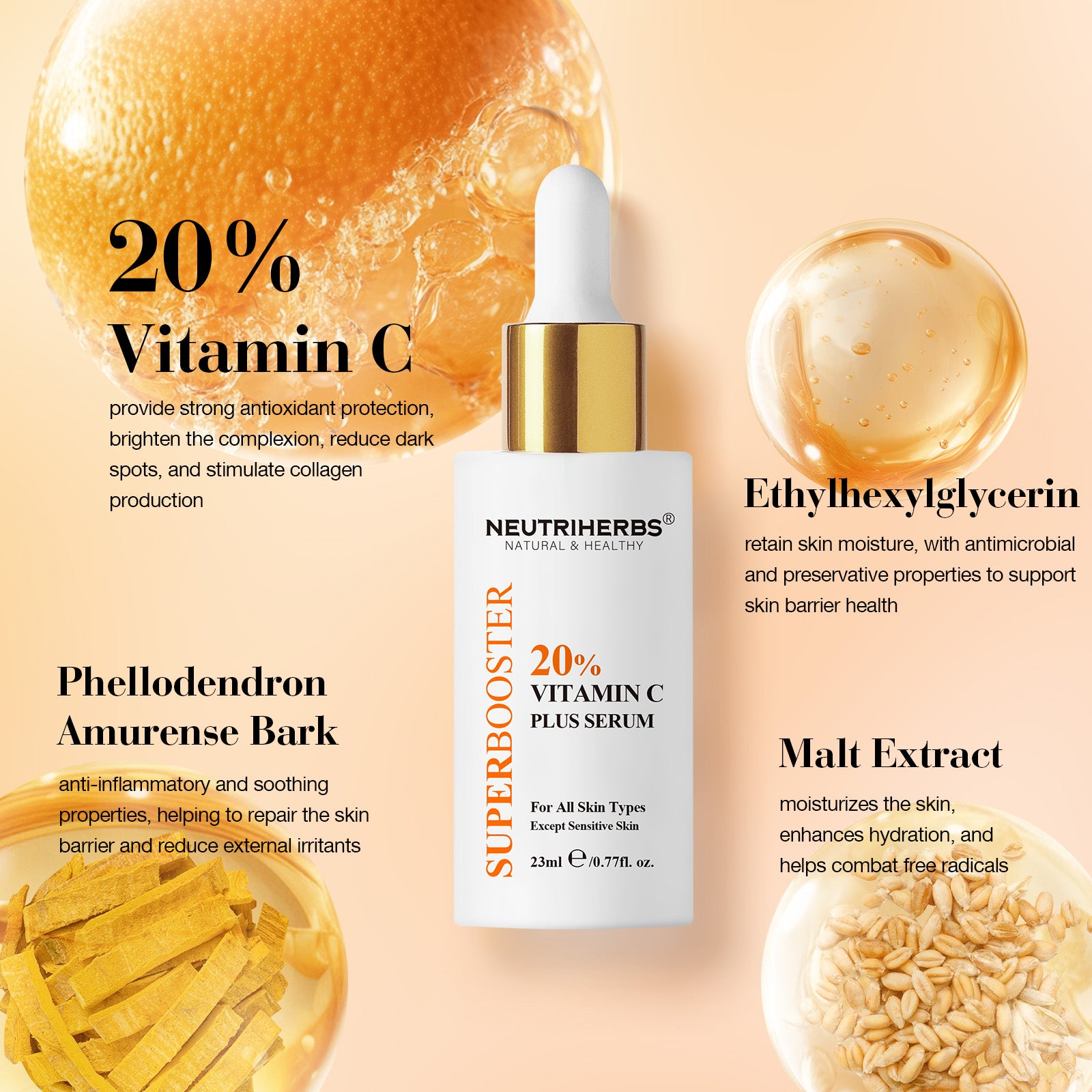Neutriherbs Super Booster Vitamin C Plus Brightening Serum