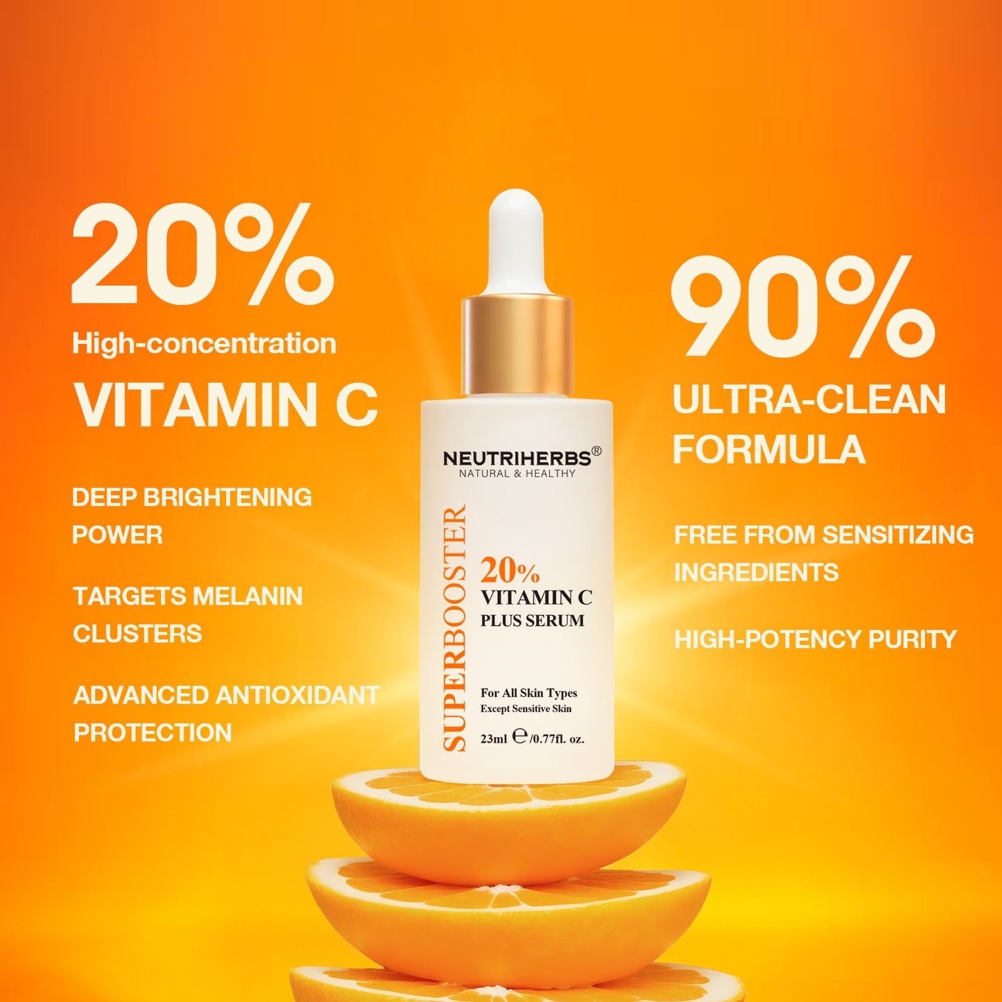 Super Booster Vitamin C Plus Brightening Serum (20% VC)